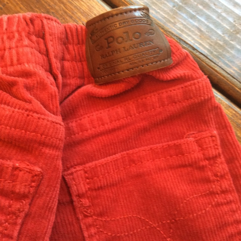 Ralph Lauren Red Corduroys 12 months
